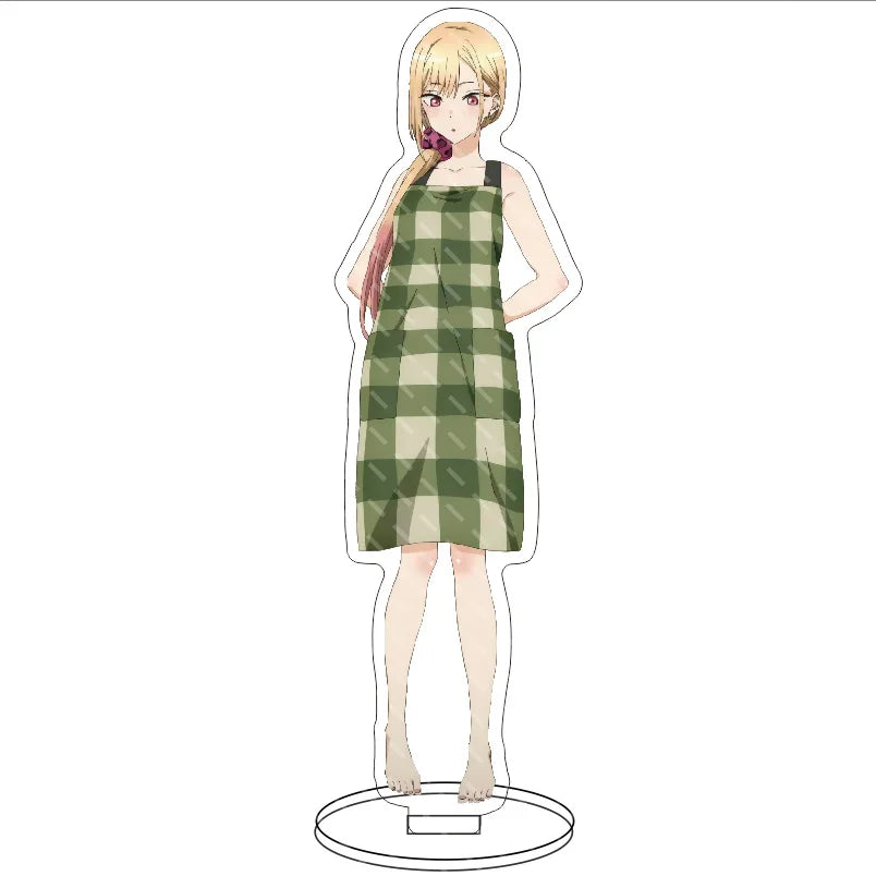 16CM Anime My Dress-Up Darling Marin Kitagawa Sajuna Inui Sajuna Inui Wakana Gojo Figura de Acrílico com Suporte, Ornamentos Cos, Presentes