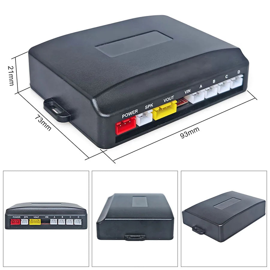 SMALUCK Car Reverse Video Parking Radar Sensor Rear View Backup Security System Sound Buzzer Alert Alarm for Camera Car Monitor