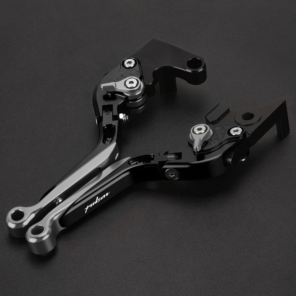 Acessórios para motocicletas, alavancas de freio e embreagem dobráveis e extensíveis ajustáveis, alça para bajaj pulsar 200 ns/as/rs/dominar 400 200ns