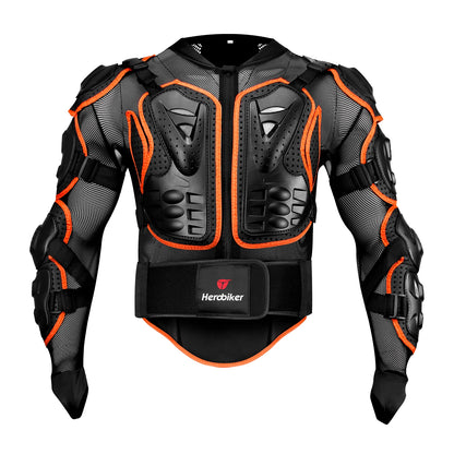 Herobiker jaqueta de motocross para homens, armadura corporal, equitação proteção, Bike Riding, S-5XL