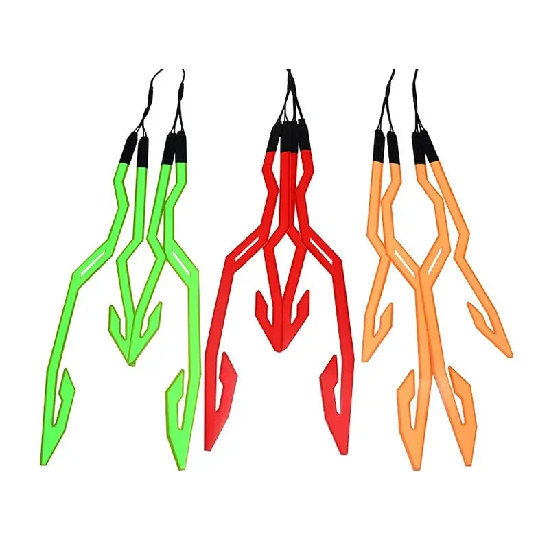 Motorcycle Helmet Light 4 in 1 EL Light 3 Mode Led Helmet Light Night Riding Signal Helmet Strip Decoration Accessories Kit