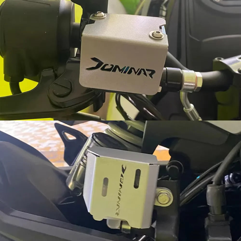 2023 motocicleta para bajaj dominar 250 400 dominar250 dominar400 todos os anos dianteiro traseiro tampa do reservatório de fluido guarda tampa de óleo 2021 2022
