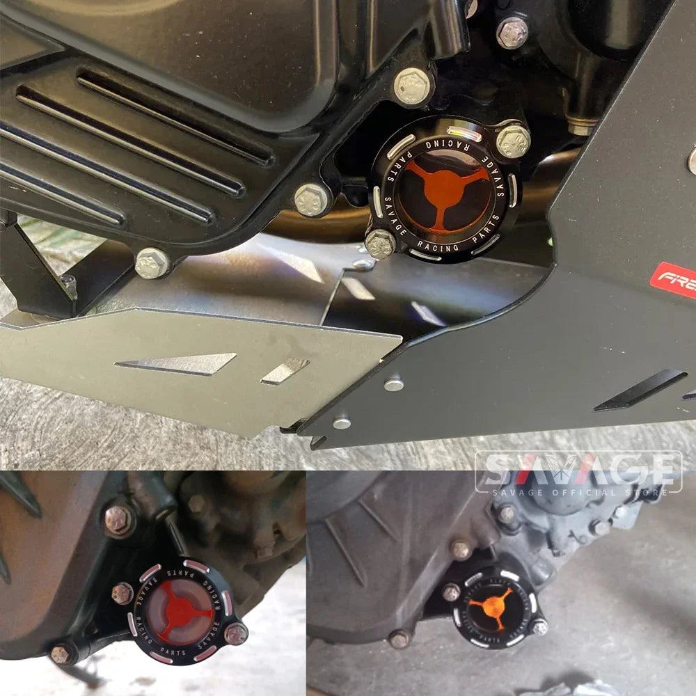 Tampa do filtro de óleo do motor para bajaj pulsar 200ns 200rs 200as 2012-2020 dominar 400 200 ns rs como acessórios da motocicleta tampa clara
