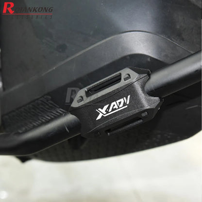 Protetor de motor para para-choque de motocicleta, bloco 25mm, barra de colisão decorativa para honda X-ADV xadv 750 x adv 2017 2018 2019 2020 2021