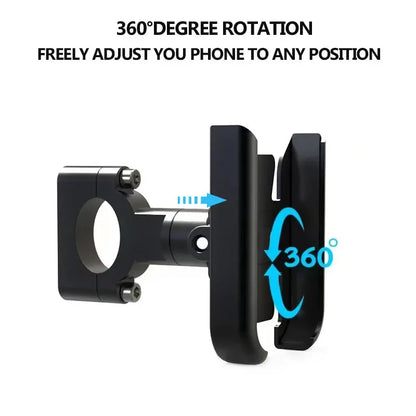 Suporte de Guidão CNC para Espelho, Celular e GPS para Motocicletas Bajaj Pulsar N160 RS200 NS200 NS160 NS125 Pulsar 150