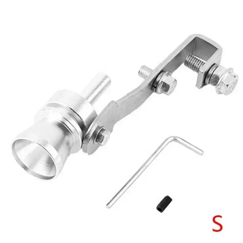Apito de escape turbo universal, 5 cores, simulador de som de escape modificado, tubo de escape de motocicleta, peças de gerador de som