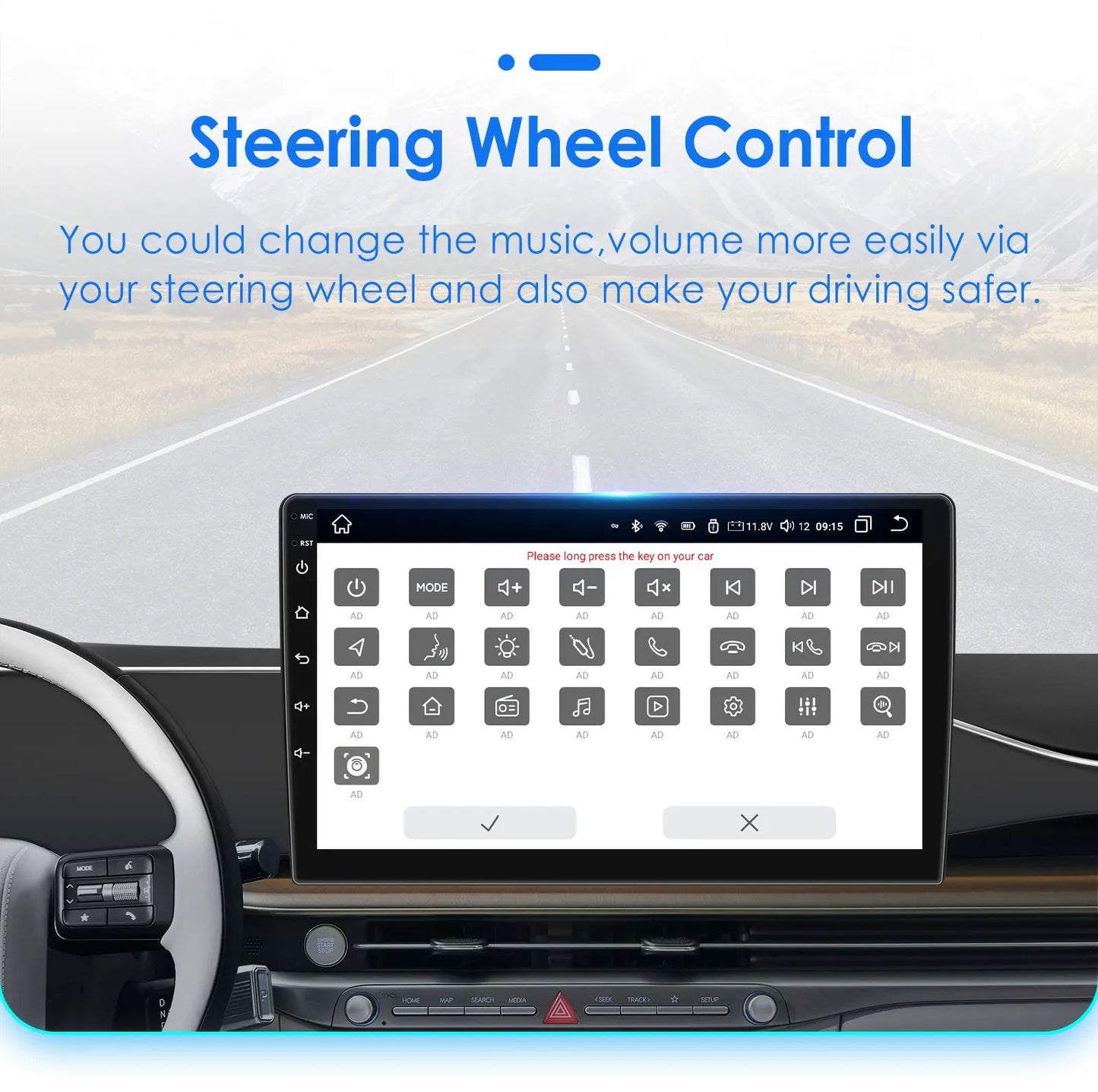 Hizpo Car Autoradio For Honda Civic Hatchback 2005 - 2011 Multimedia Player 2din Android Auto Carplay GPS Navigation 8+128G DSP