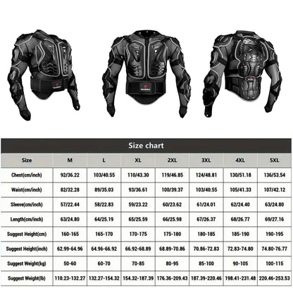 Herobiker jaqueta de motocross para homens, armadura corporal, equitação proteção, Bike Riding, S-5XL