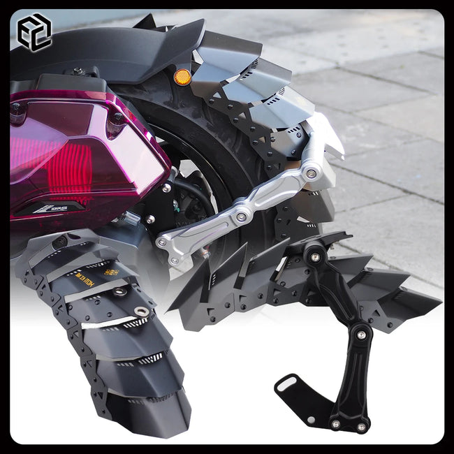 Para-choque traseiro de motocicleta em liga de alumínio para SYM MMBCU / NAGA 150 155 / DRG / DRGBT / Design estilo Mech de alta qualidade