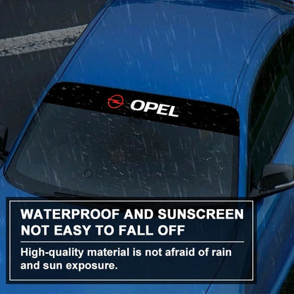 Pára-brisa do carro viseira de sol tira adesivos para evitar luz solar direta para opel insignia astra antara meriva zafira h g corsa