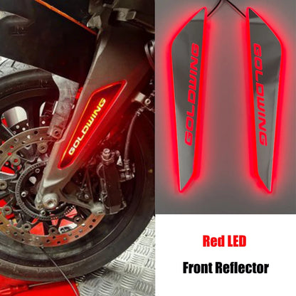 Goldwing 1800 goldwing1800 novos acessórios refletor dianteiro da motocicleta luzes led caixa lateral traseira refletor para honda gl1800 2018-