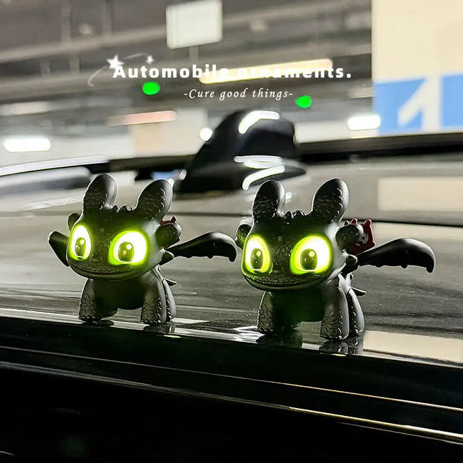 Pingente de Boneco Desdentado do Desafio do Dragão Global com Criatividade Luminosa, Presente Noturno para Meninos e Meninas, Decoração de Carro
