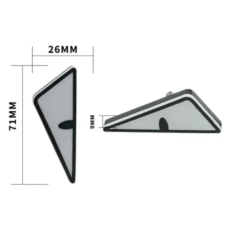 2Pcs LED Devil Eyes Light Demon Eyes Headlight Motorcycle Mini Turn Signal Flasher Tail Lamp Auto Decoration Lights Accessories