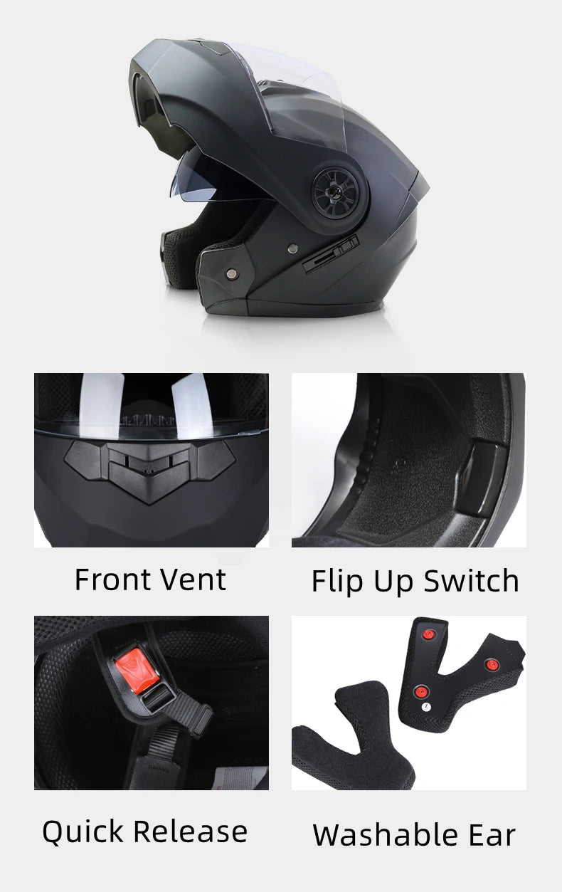 Bld masculino feminino moda dupla lente capacetes de corrida motocross modular flip up casco moto personalizado capacete rosto cheio da motocicleta