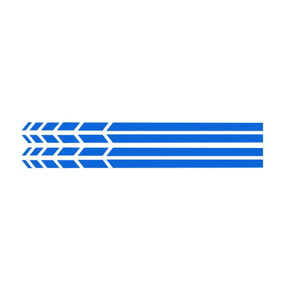 Espelho Retrovisor Side Adesivo, Vinyl Stripe Emblema, Decalque do carro, Acessórios de Decoração do carro, Preto, Branco, Vermelho, Azul, 20x0.7cm, 4pcs por conjunto