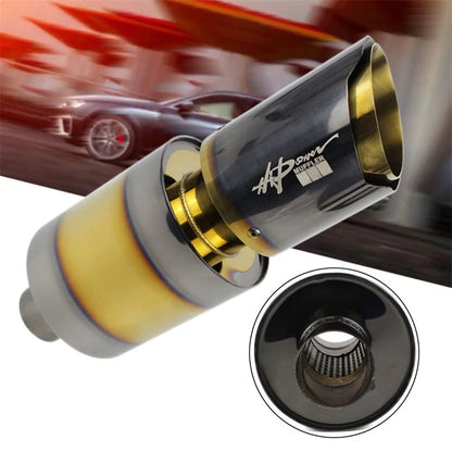 Ponta de escape de aço inoxidável silenciador universal tubo de escape jdm escape de alta qualidade