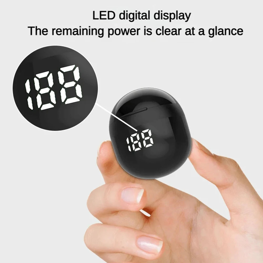 Sk18 mini fones de ouvido invisíveis sem fio bluetooth 5.3 fones baixo dormir com microfone cancelamento ruído hd