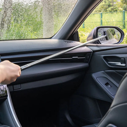Limpador de Espelho Retrovisor de Carro Telescópico para Dias Chuvosos, Ferramenta Portátil de Limpeza de Vidros Automotivos