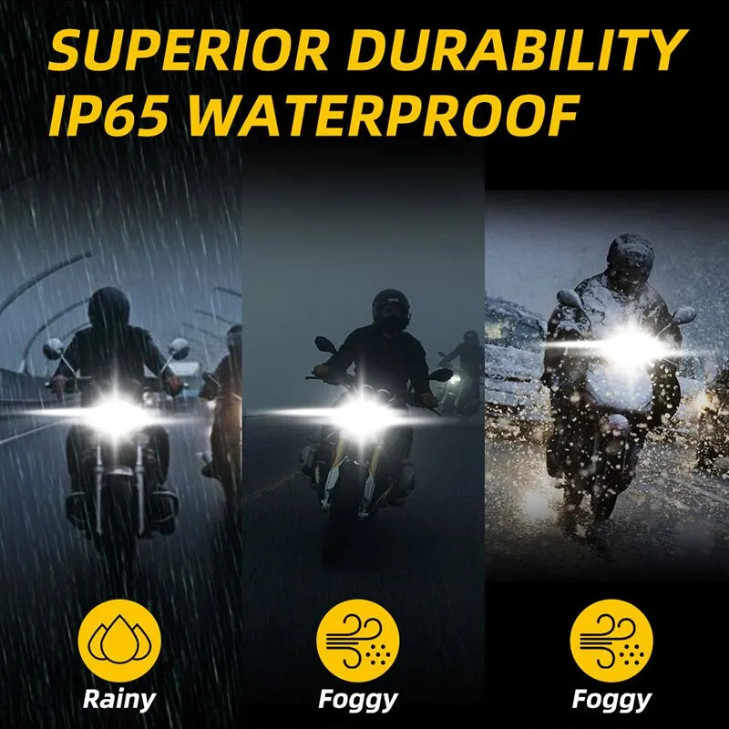 H4 led lâmpadas de farol da motocicleta hi lo feixe moto luzes para yamaha kawasaki suzuki h4 lâmpada led com canbus farol da motocicleta