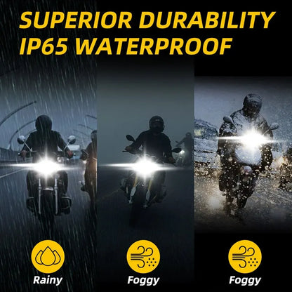 H4 led lâmpadas de farol da motocicleta hi lo feixe moto luzes para yamaha kawasaki suzuki h4 lâmpada led com canbus farol da motocicleta