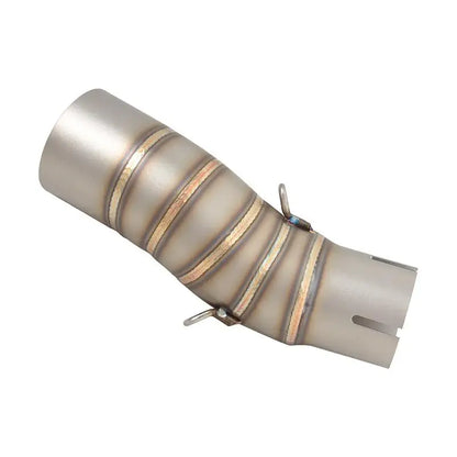 Tubo de escape para motocicleta CFMOTO, aço inoxidável, deslizamento, DB Killer removível, Escape Mid Link, DB Killer, 51mm, 2022 a 2024