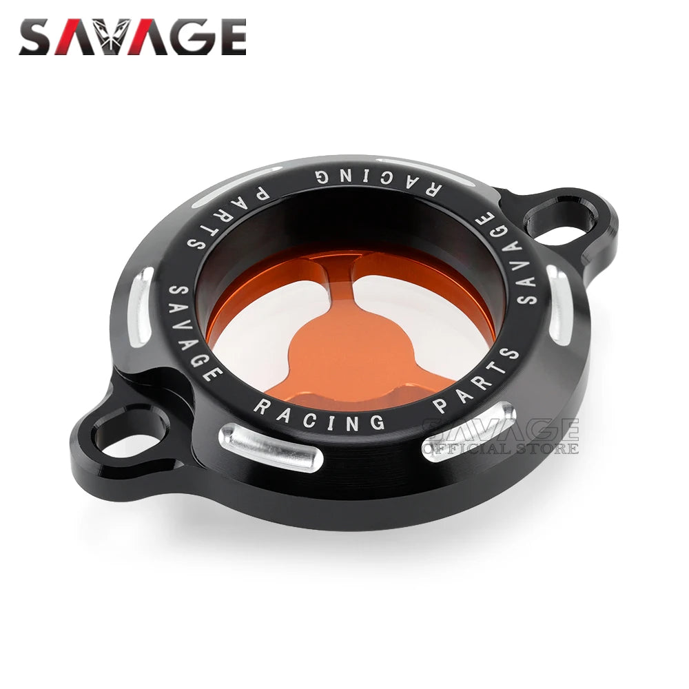 Tampa do filtro de óleo do motor para bajaj pulsar 200ns 200rs 200as 2012-2020 dominar 400 200 ns rs como acessórios da motocicleta tampa clara