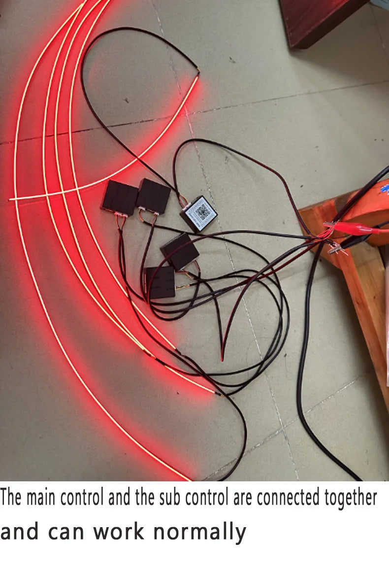 18/22 IN 1 Atmosphere Lamp Parts Symphony 213 Color 35cm 75CM 110CM Acrylic Light Strip Main Controller Sub Controller Speaker