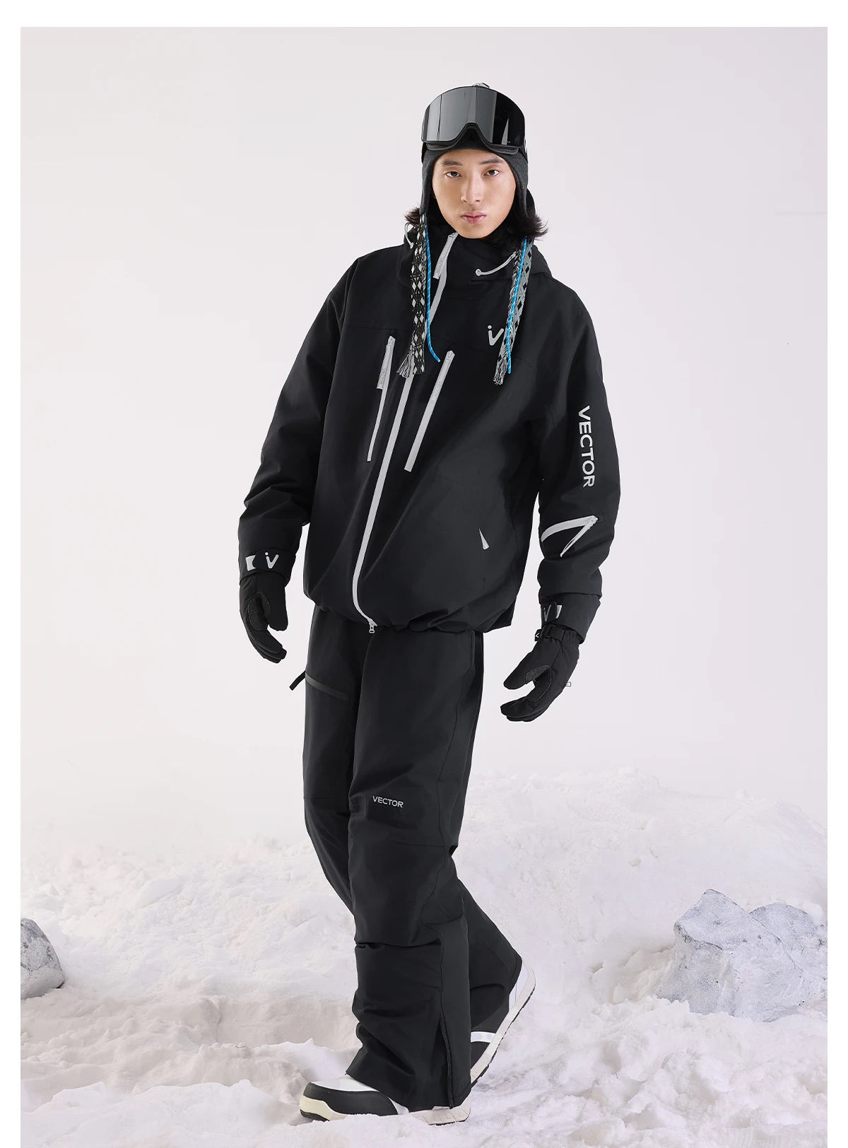 Victor masculino feminino algodão jaqueta de esqui superior impermeável e durável quente snowboard esqui placa dupla única ao ar livre 2025