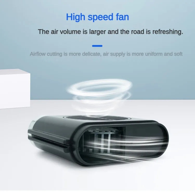 EAFC Mini Car Seat Back USB Fan Foldable Silent Fan 3-Speeds  Adjustable Universal Car Cooler Air Cooling Car Rear Seat Auto