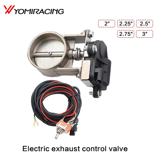 Válvula de controle de exaustão elétrica, baixa pressão, Catback Downpipe, 2 ", 2.25", 2.5 ", 2.75", 3"