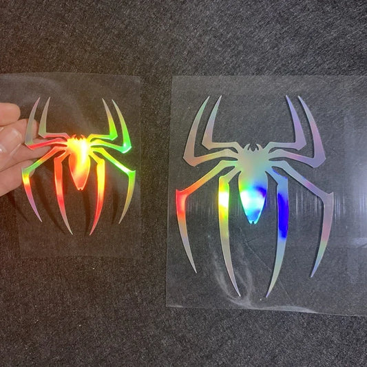 Adesivos decorativos para carro, 2 peças, adesivo de aranha, para-brisa traseiro, para-brisa dianteiro, criativo, à prova d'água, reflexivo