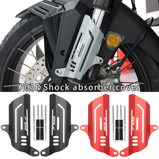 Acessórios para Motocicleta ZONTES 703F 368G 2024 2025 2026, Protetores de Garfo Dianteiro, Capa de Proteção do Amortecedor, Protetor de Quadro