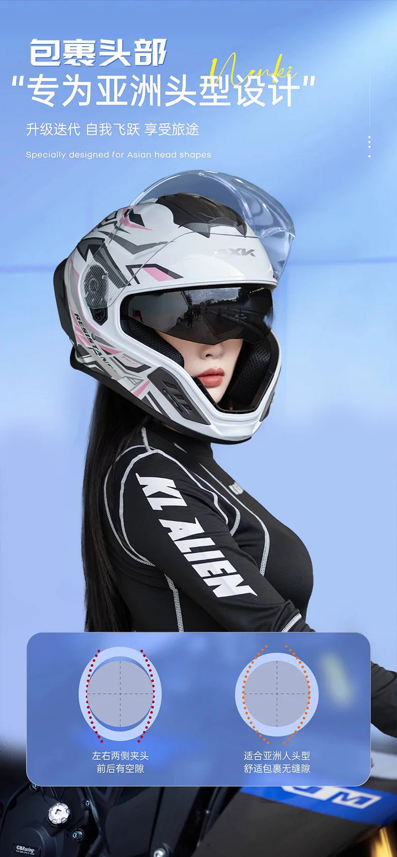 Capacete de Motocicleta Integral Certificado DOT para Todas as Estações com Design para Beber Água, Masculino e Feminino, para Pilotagem de Inverno