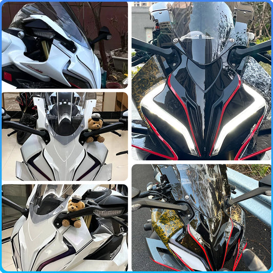 Para CFMOTO 450SR 450SRS 450SS: Novo Para-brisa Dianteiro Esportivo Modificado e Reforçado - Acessório para Motocicleta