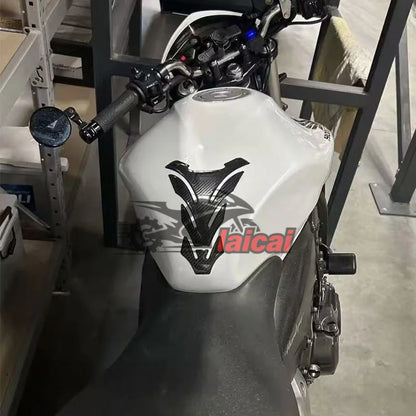 Para bajaj dominar dominar400 dominar200 acessórios da motocicleta de fibra carbono 3d óleo combustível gás tanque almofada decalque protetor adesivo