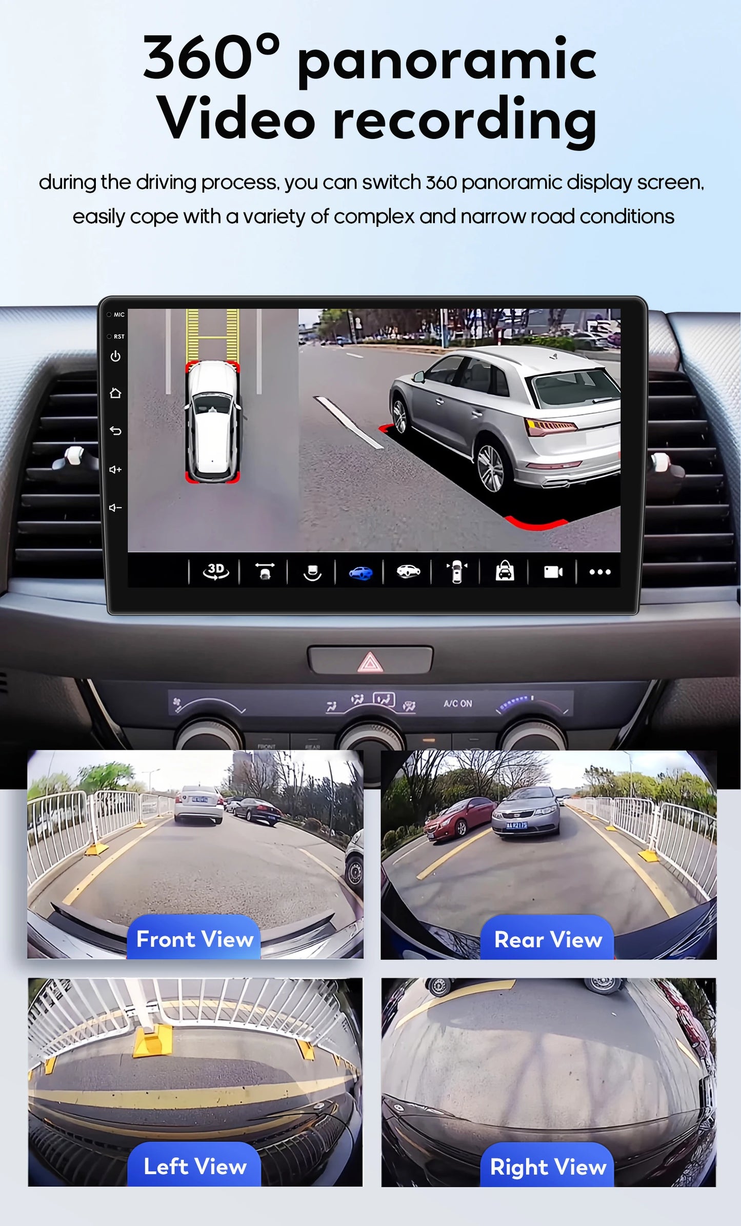 Hizpo Car Autoradio For Honda Civic Hatchback 2005 - 2011 Multimedia Player 2din Android Auto Carplay GPS Navigation 8+128G DSP