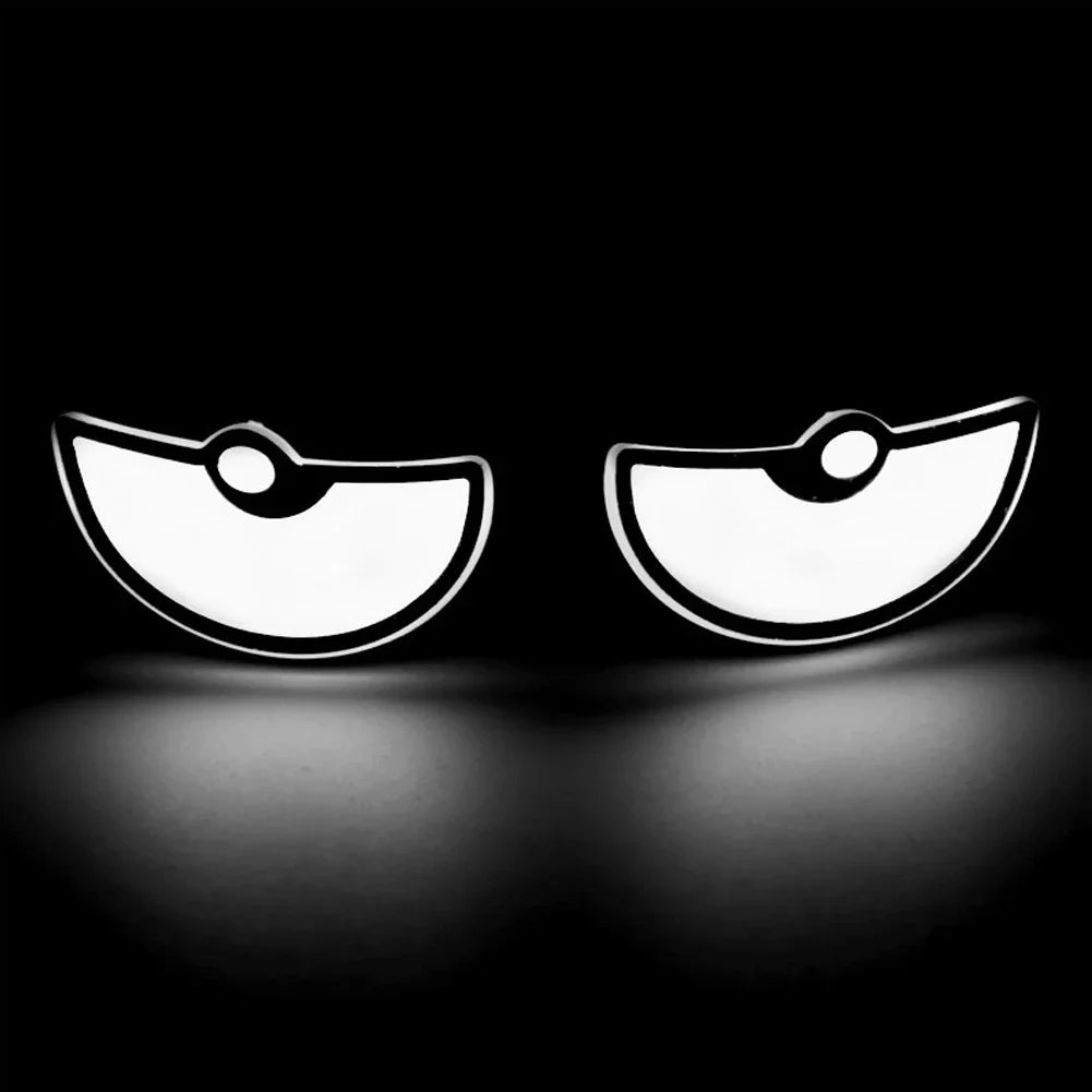 2PCS Motorbike Triangle Devil's Eye Pair Flash Light Modification Winking Eye Animation Led Display Motorbike Accessories
