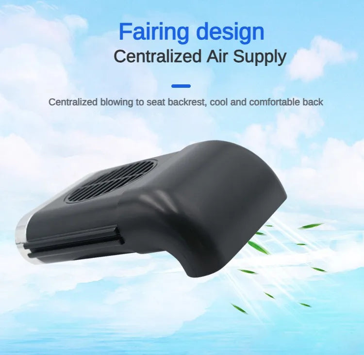 EAFC Mini Car Seat Back USB Fan Foldable Silent Fan 3-Speeds  Adjustable Universal Car Cooler Air Cooling Car Rear Seat Auto