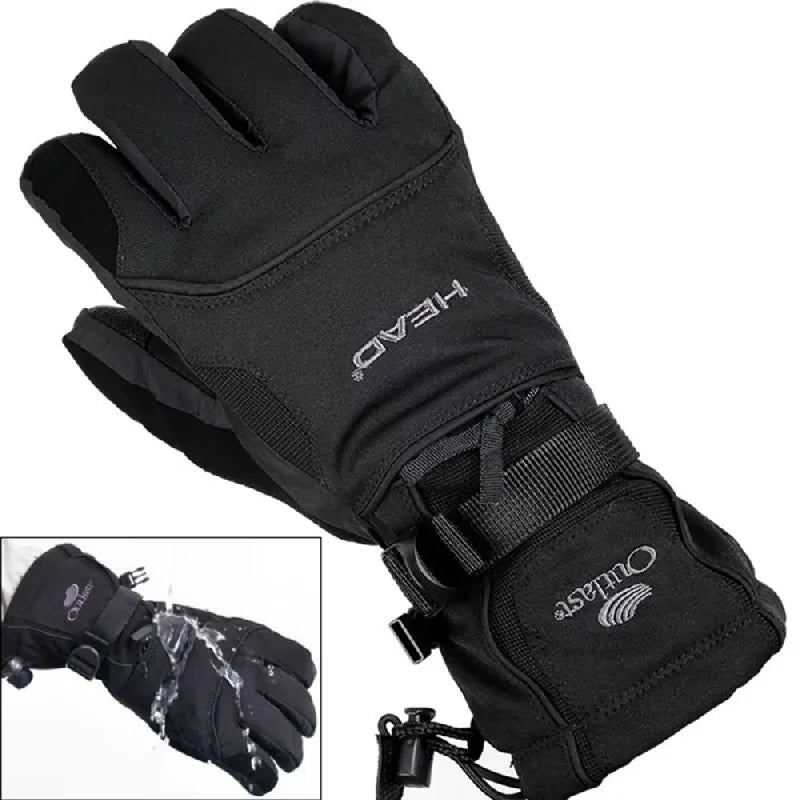 Nova marca luvas de esqui dos homens luvas de snowboard snowmobile motocicleta equitação luvas de inverno à prova de vento à prova dwindproof água unisex luvas de neve