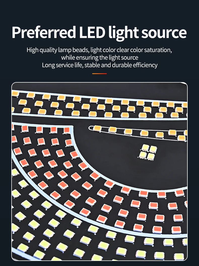 Luz LED RGB Olho do Diabo, 11 Modos, à Prova d'Água, Luz Traseira para Janela, Lâmpada Decorativa Universal para Veículos com Modos de Flash.