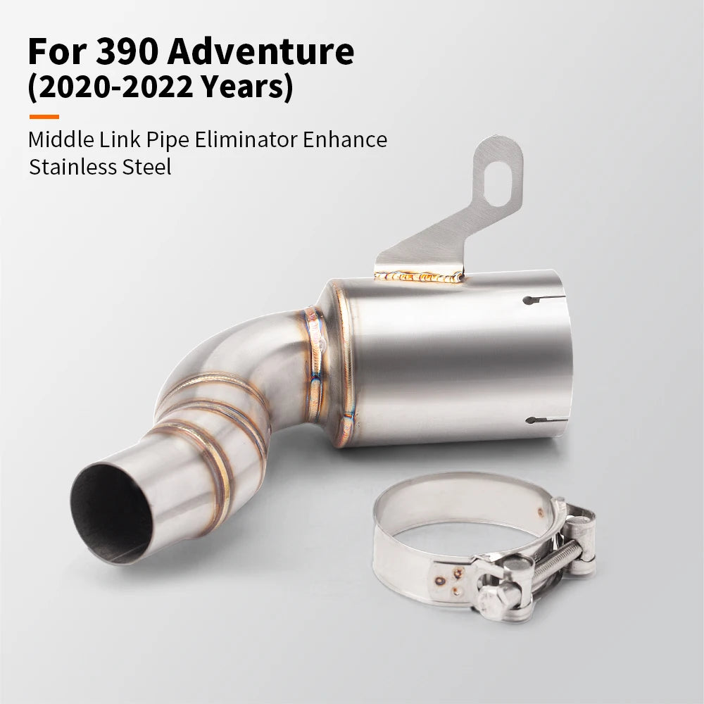 Para duke 125 250 390 aventura rc390 2020 - 2023 sistema de escape da motocicleta modificado silenciador moto 51mm