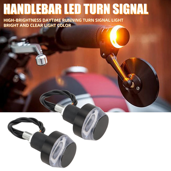 2 pçs motocicleta led lidar com barra de luz indicador final para sinal volta do carro led luz universal lidar com barra aperto plug lâmpada marcador lateral
