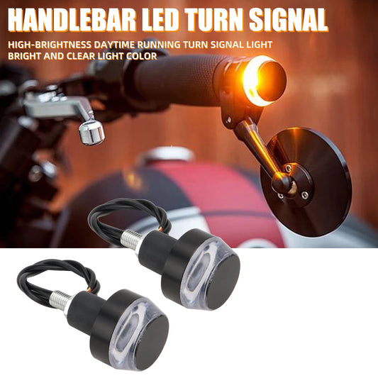 2 pçs motocicleta led lidar com barra de luz indicador final para sinal volta do carro led luz universal lidar com barra aperto plug lâmpada marcador lateral