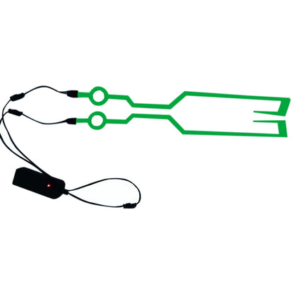 Capacete da motocicleta led luzes de advertência noite equitação capacete do motor tira luz fria el adesivo à prova dwaterproof água acessórios da motocicleta