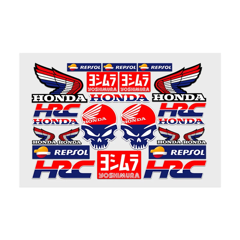 Adesivos para Moto, Carro, Janelas, Capacete, Laptop, Paredes - Decalque de Vinil para Tuning Automotivo