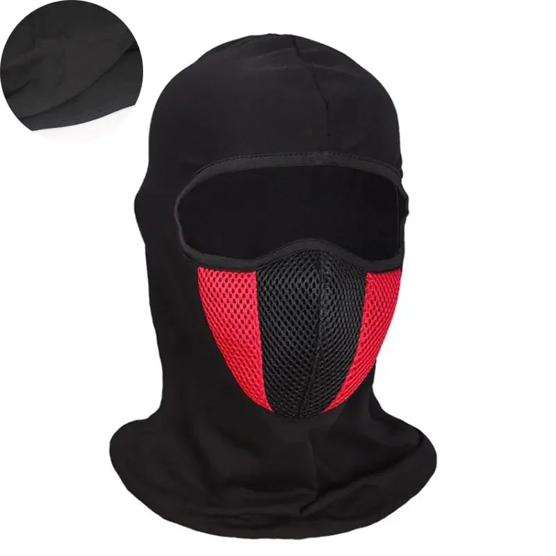 Máscara facial completa ciclismo à prova de vento chapelaria motocicleta balaclava respirável esportes ao ar livre masculino cs máscara cabeça capa chapéu