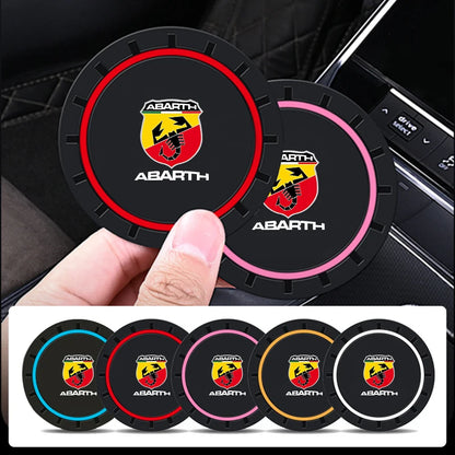 Base de Silicone Antiderrapante para Copos e Bebidas, Acessório Silencioso para Fiat Abarth Grande Punto Tipo Stilo Ducato Palio 500x Brav