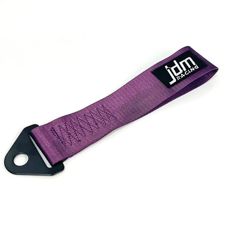Correia de reboque de náilon de alta resistência universal jdm racing carro reboque auto cordas de reboque dianteiro e traseiro pára-choques reboque cinta de reboque decoração