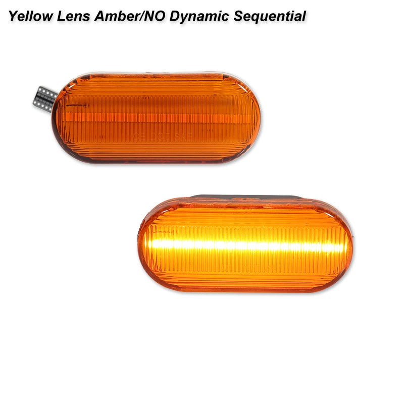 Indicador luminoso dinâmico do sinal de giro, marcador lateral, VW Bora, Golf 3, 4, MK4, Jette, Lupo, Passat Z2, 3BG, Polo SB6, SEAT, Ibiza, T5, 2 Pcs