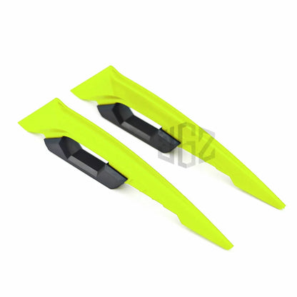 Spoiler lateral dianteiro para motocicleta, conjunto de asas aerodinâmicas para vespa yamaha, acessórios universais para moto